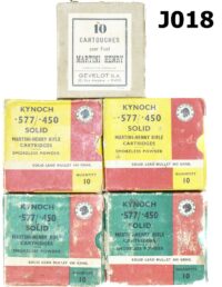 082A-J018-.577/450 Martini Henry Cartridges Mixed x 50