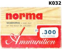 083A-K032-.300h&h Norma 180gr SPBT Ammunition x 20 (1x20)