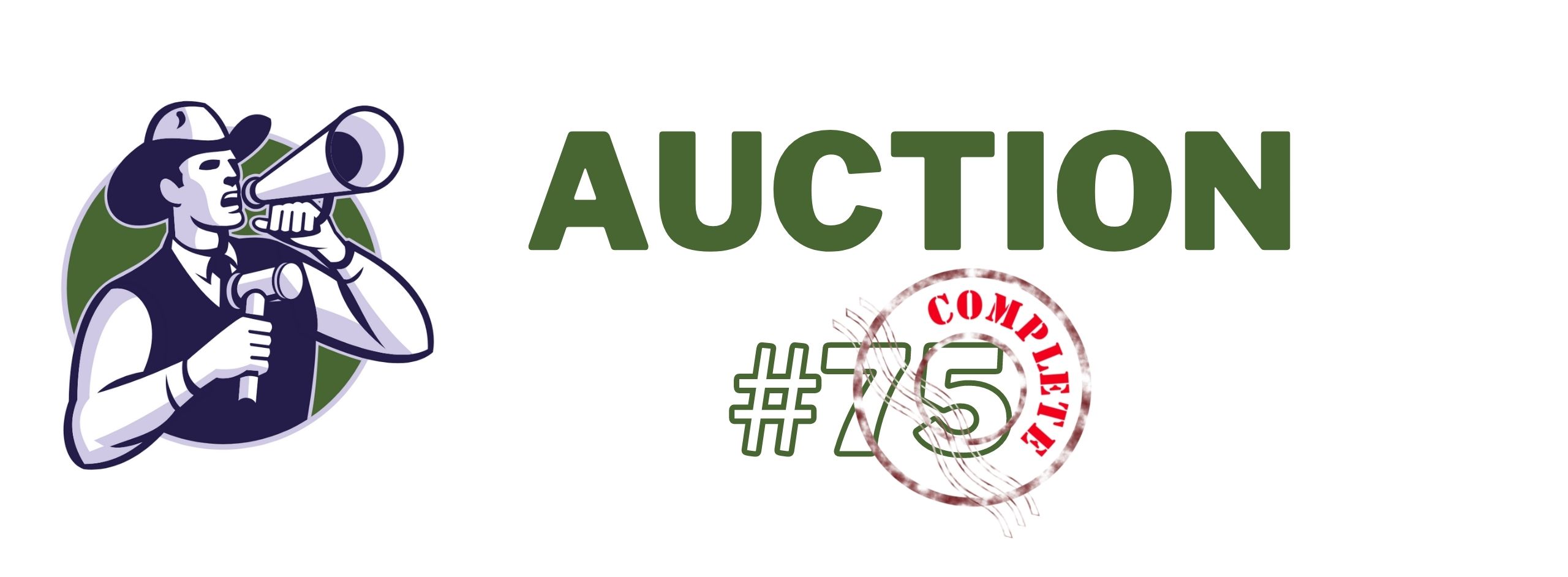 Live Auction #75 Results