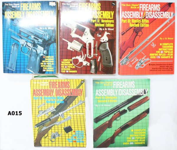 Firearms Assembly/Disassembly Guides x 5
