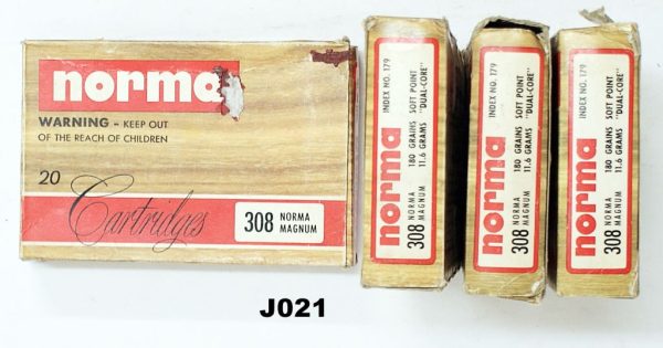 .308 Norma Magnum 180gr. x 80rds