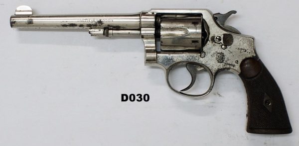 077A-D030-.38spl Smith & Wesson 2nd Mod 6 1st Change Revolver