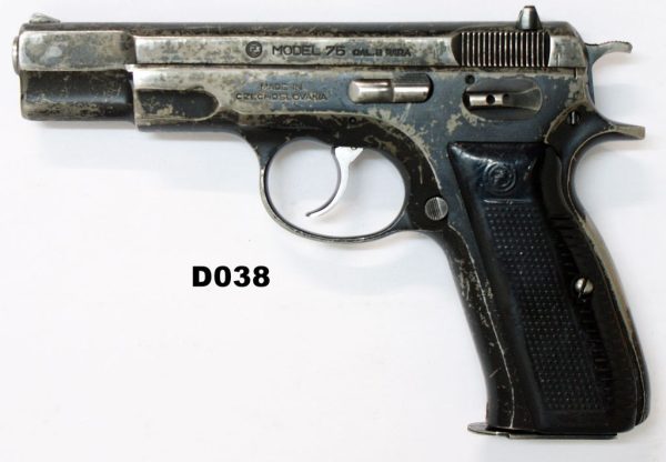 077A-D038-9mmp CZ Mod 75 Pistol