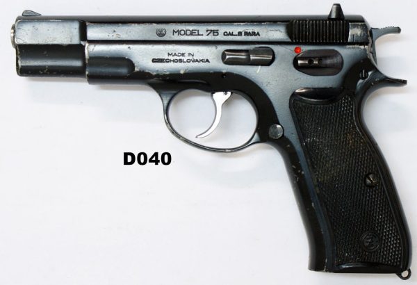 077A-D040-9mmp CZ Mod 75 Pistol