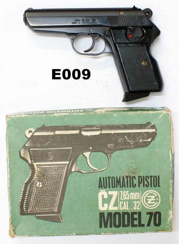 077A-E009-7.65mm CZ Mod 70 Pistol