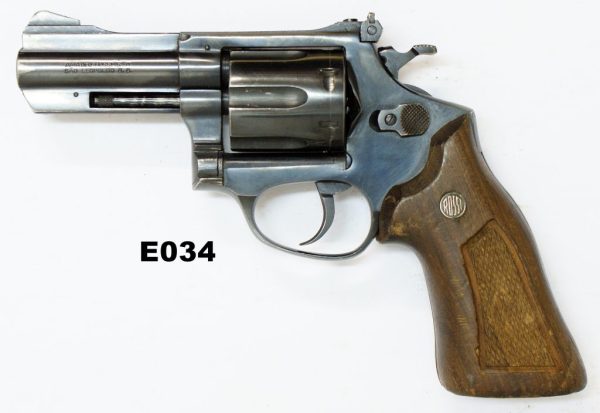 077A-E034-.357mag Rossi Blued 3 Revolver