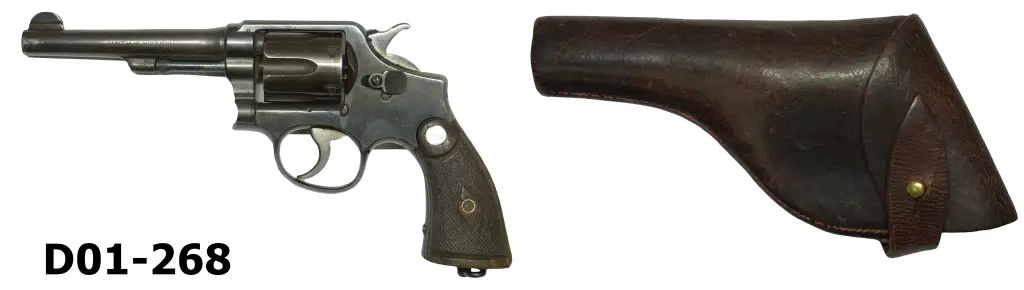 089-D01-268 .38s&w Smith & Wesson M&P 5" Service Revolver - Issue Leather Holster