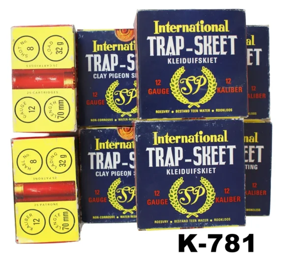 089-K-781 12ga swartklip #8 32gr 70mm Ammunition x 250 (10 x 25 ...