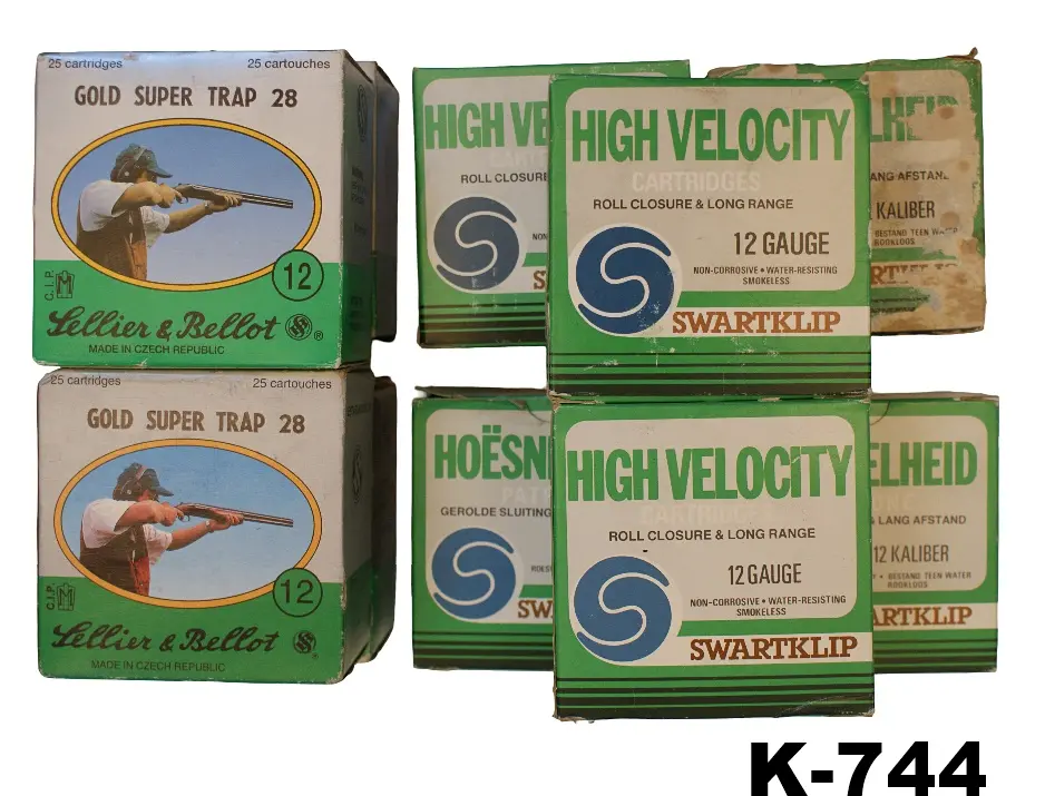 092-K-744 12ga Mixed Ammunition 250 Rounds (10 x 25)