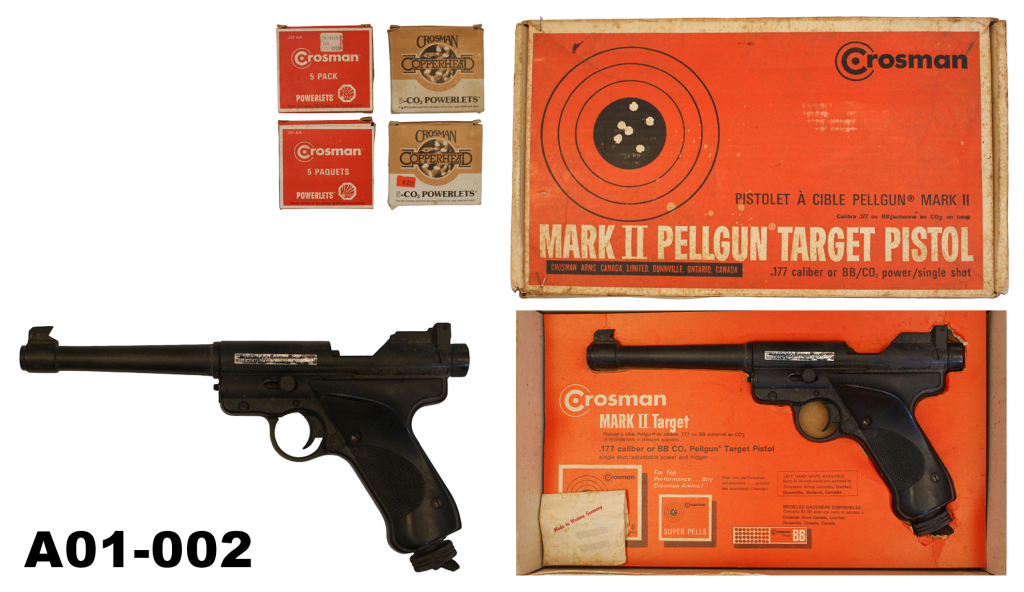 A01-002    .177cal Crossman Mk II Target Air Pistol