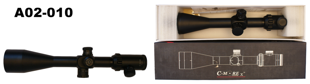 A02-010    3–30x56 C-MORE X10 System USA Scope – New in Box