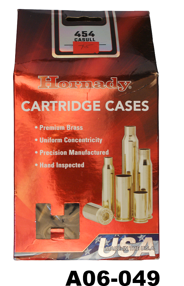 A06-049    .454 Casull Hornady New Cases x 74
