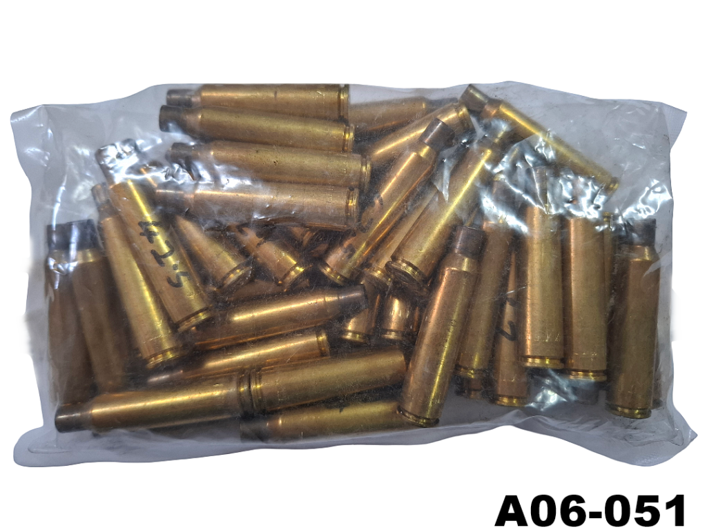 A06-051    6.5x55 RWS Fired Cases x 40