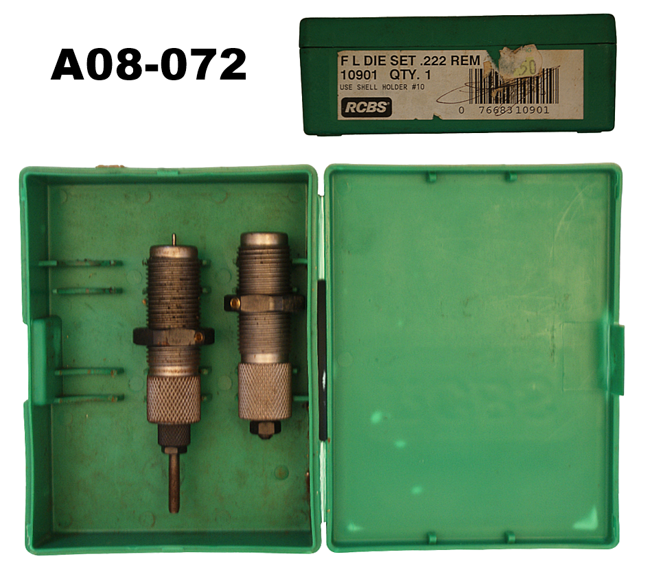 A08-072    .222 Rem RCBS 2 Die Set