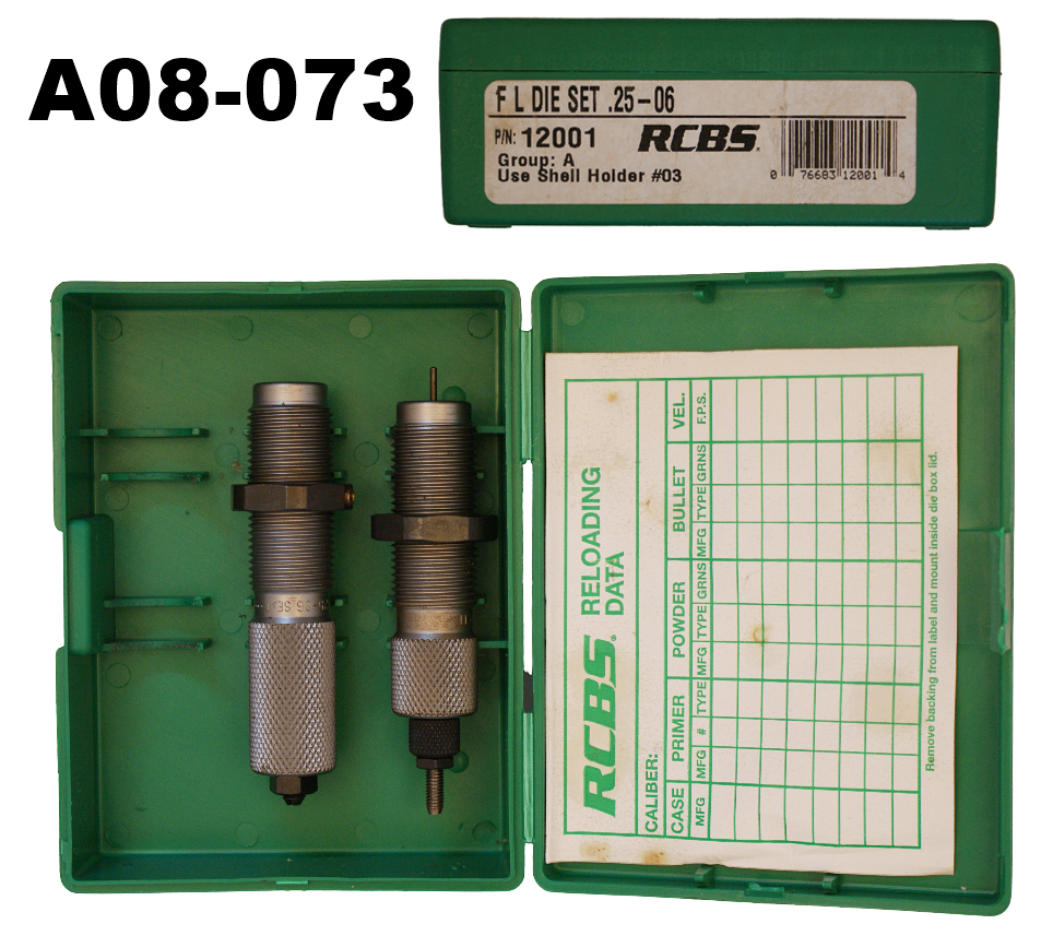 A08-073    .25-06 RCBS Full Length 2 Die Set