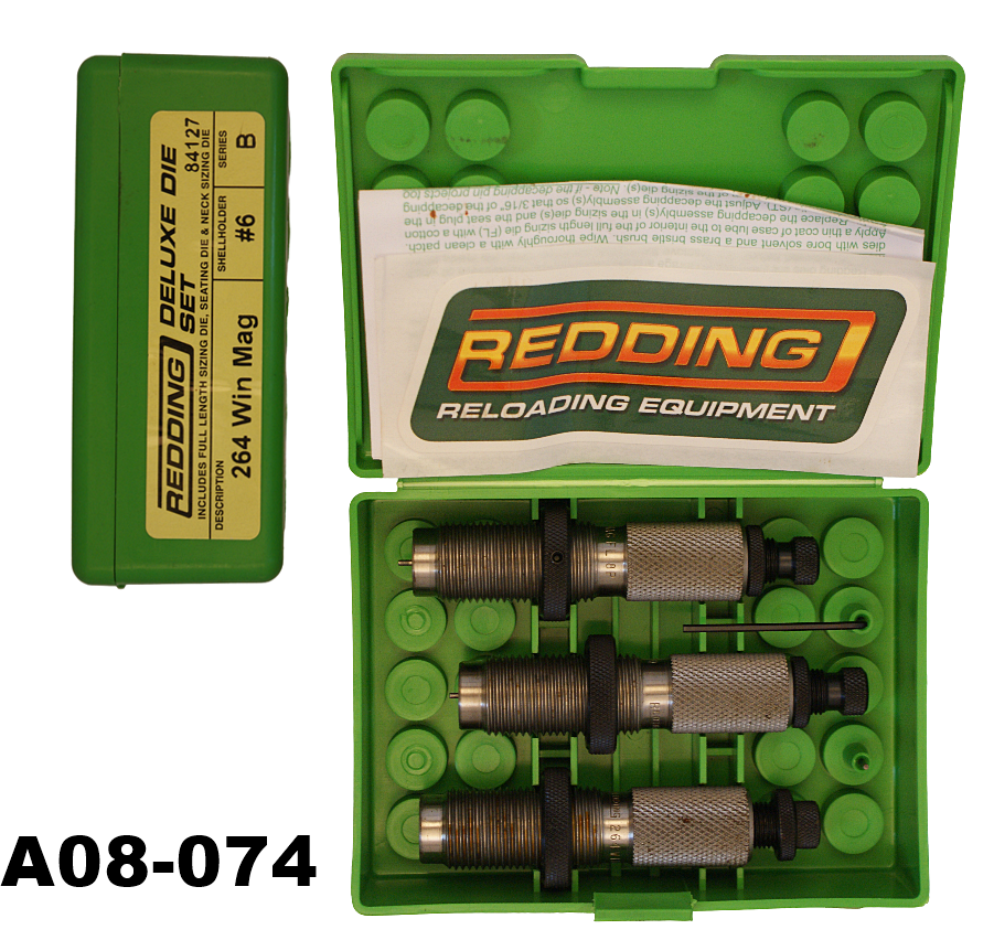 A08-074    .264win mag Redding De Luxe 2 Die Set