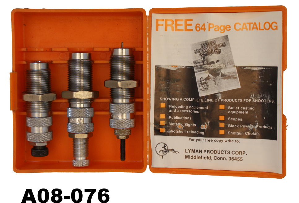A08-076    .30luger Lyman 3 Die Set