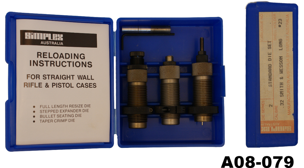 A08-079    .32s&w long Simplex 3 Die Set