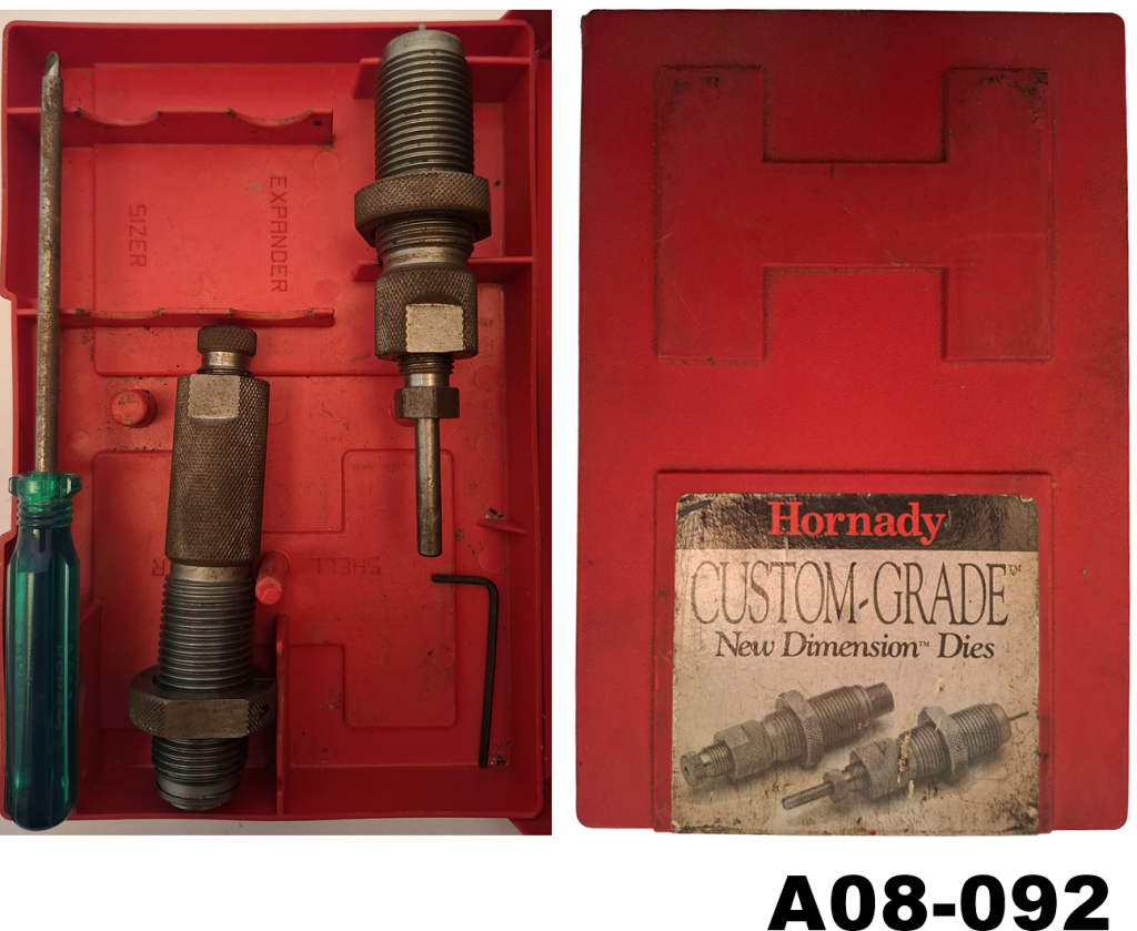 A08-092    7mm-08 Remington Hornady 2 Die Set