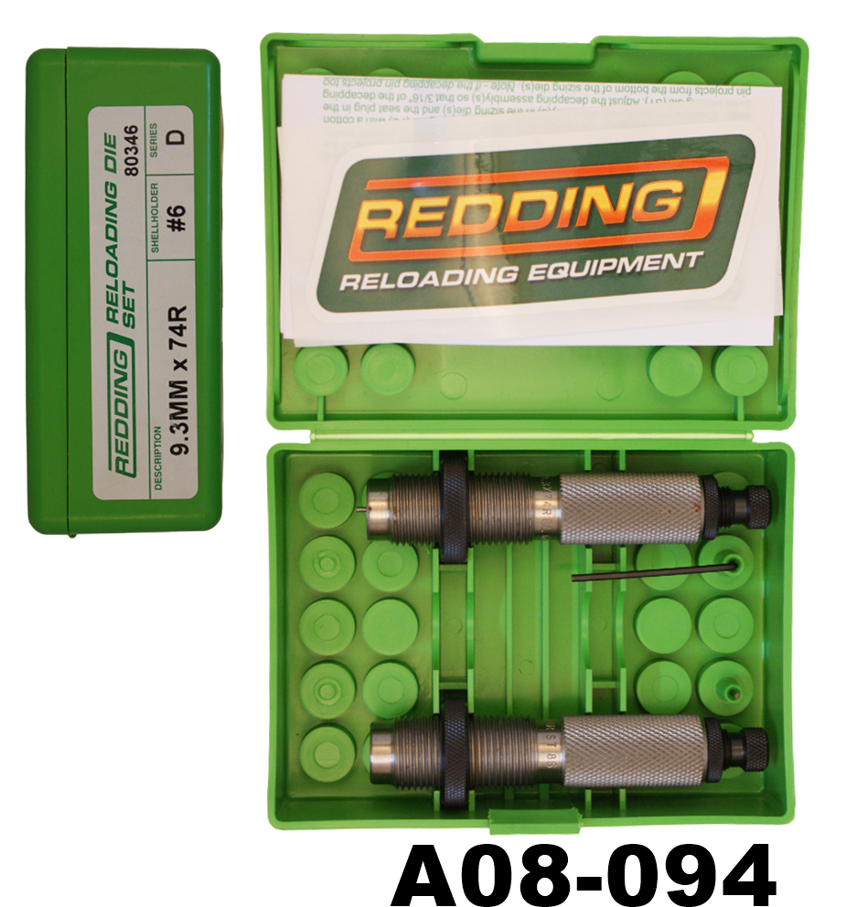 A08-094    9.3x74R Redding 2 Die set