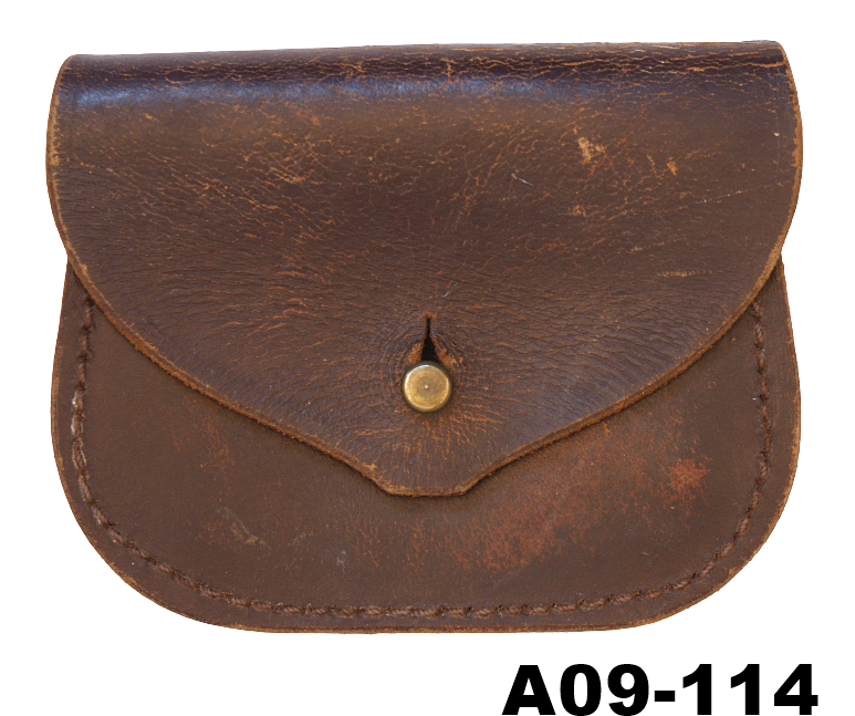 A09-114    Vintage Leather Handcuff Pouch