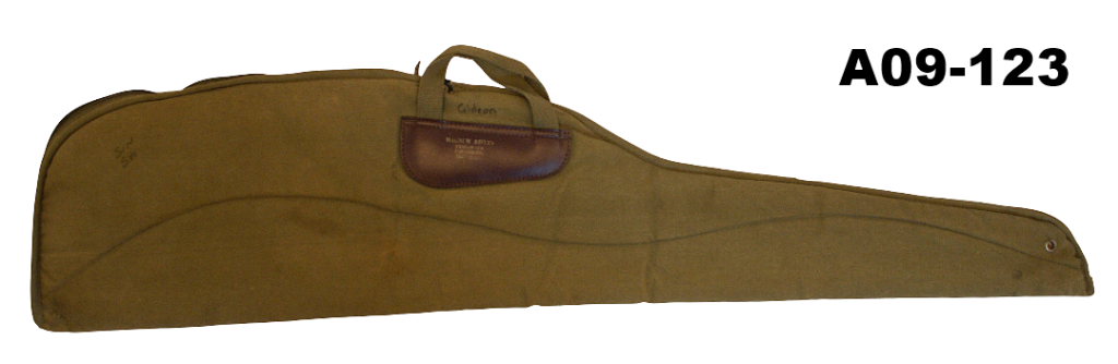 A09-123    Khaki Canvas Telescope Rifle Bag 44"