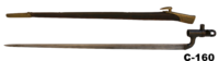 095-C-160       .303 Patt 1895 Socket Bayonet