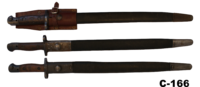 095-C-166       .303br Lee Enfield 1907 Bayonets x 3