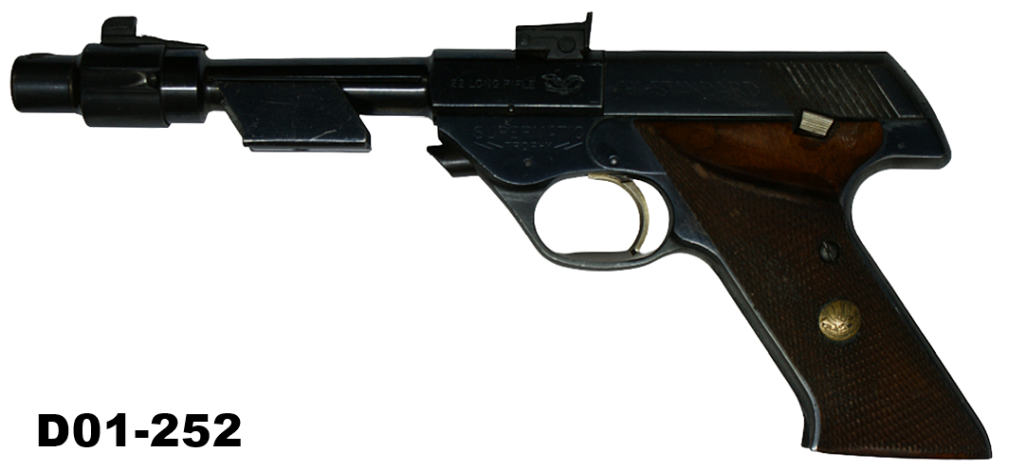 D01-252    .22lr Hi-Standard "Supermatic Trophy" Target Pistol - No Magazine