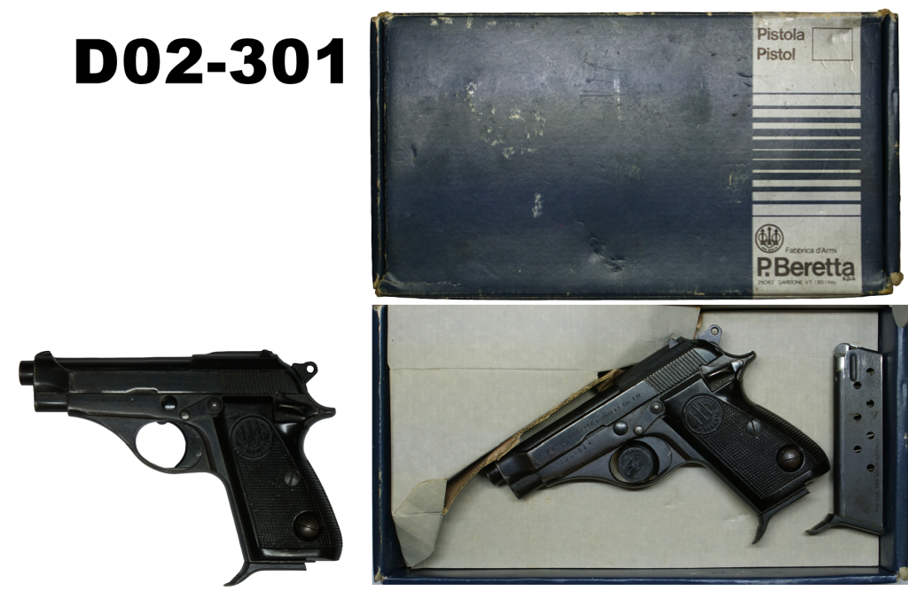 D02-301    7.65mm Beretta Model 70 Pistol - Boxed & Spare Magazine
