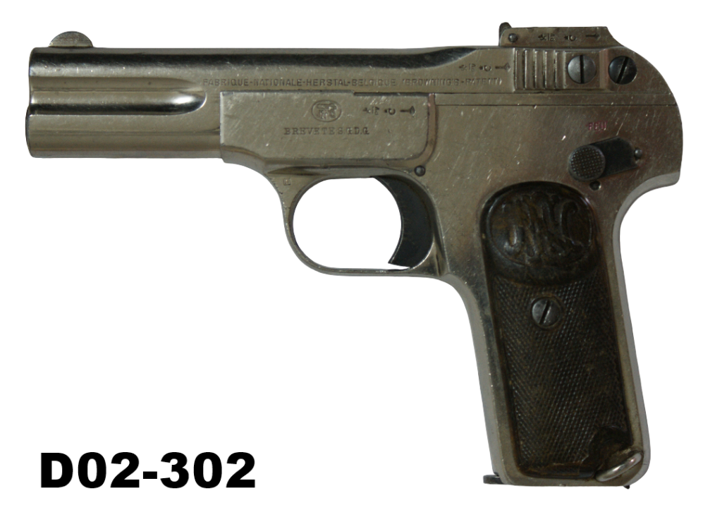 D02-302    7.65mm FN-Browning Model 1900 Pistol