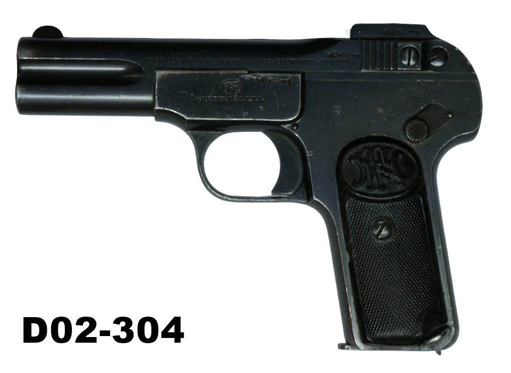 D02-304    7.65mm FN-Browning Model 1900 Pistol