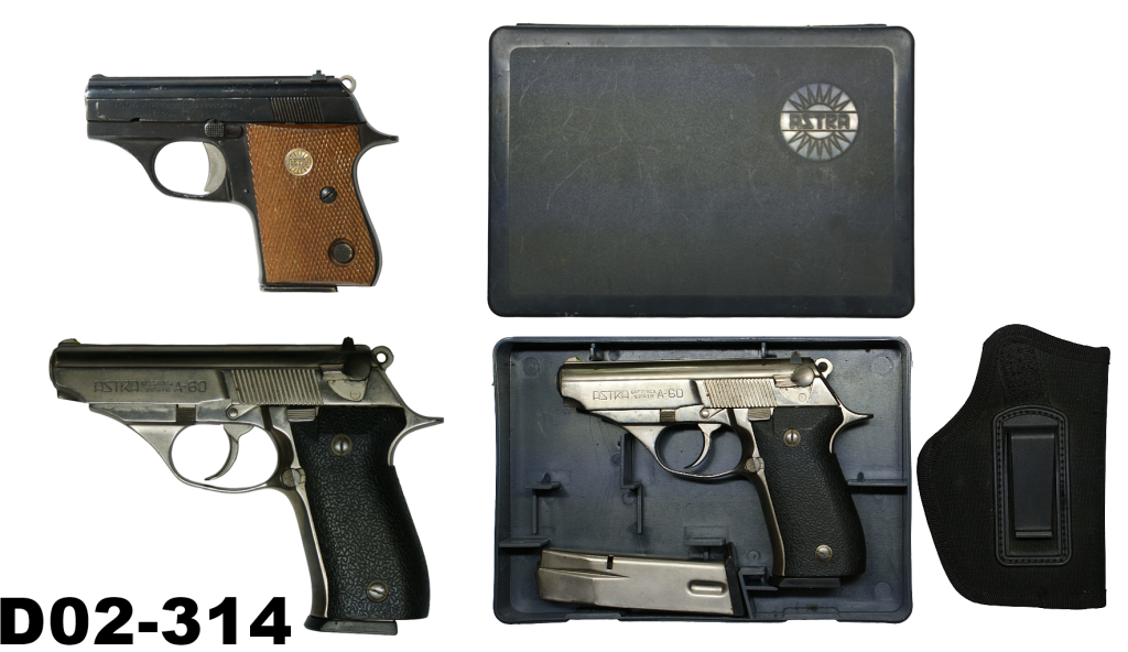 D02-314    9mms & .22lr Astra Pistols