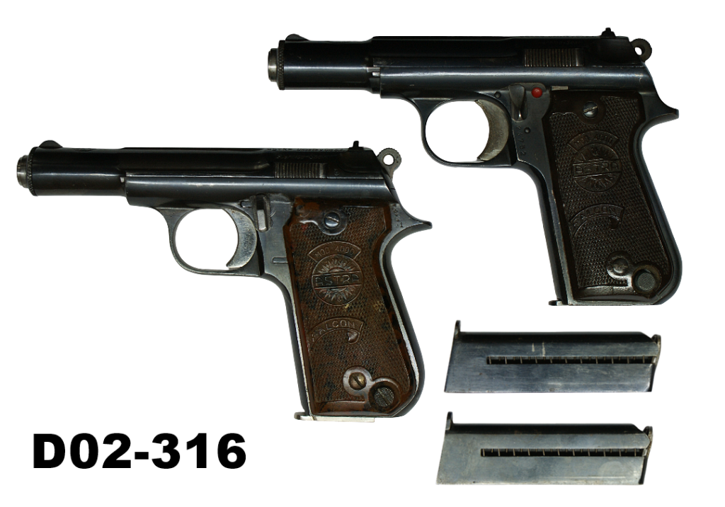 D02-316    9mms (.380acp) & .22lr Astra Model 4000 Falcon Pistol x 2