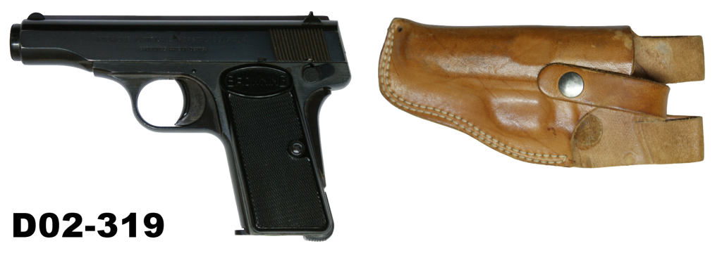 D02-319    9mms FN Model 1910 Pistol - Holster