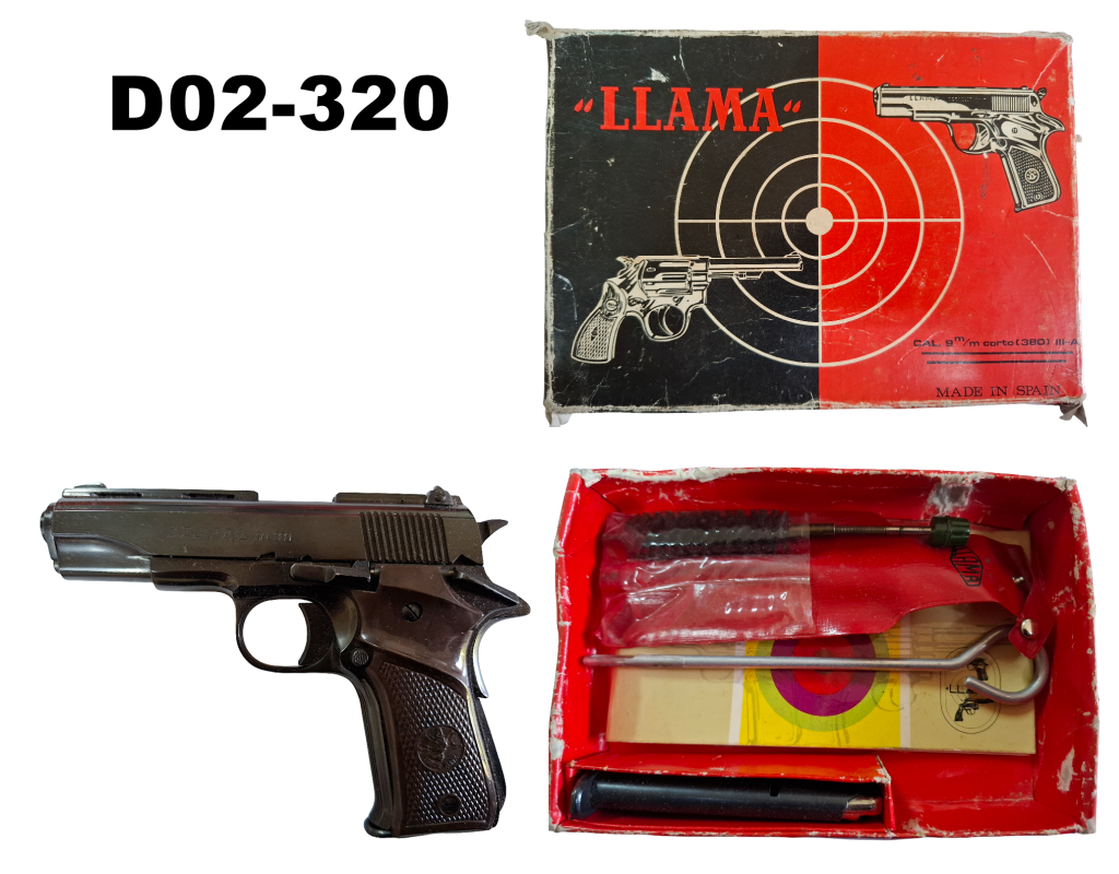 D02-320    9mms Llama Pistol - Boxed
