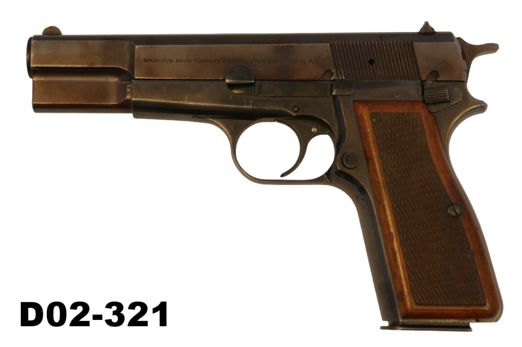 D02-321    9mmp FN-Browning Hi-Power Pistol
