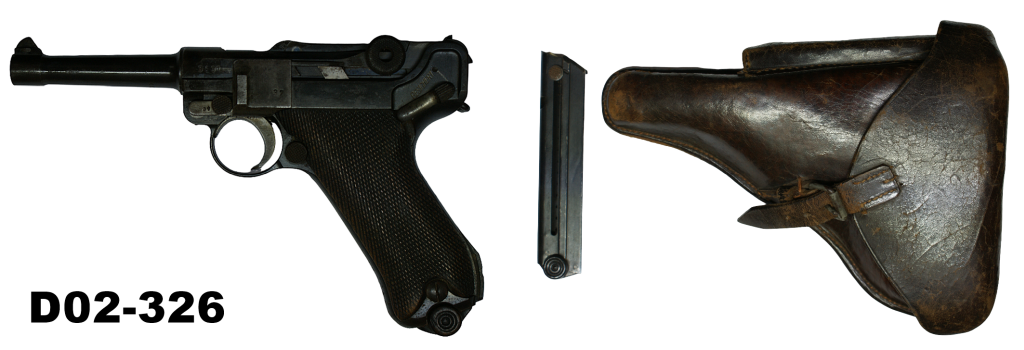 D02-326    9mmp Luger P-08 "DWM" Service Pistol - Issue Leather Holster