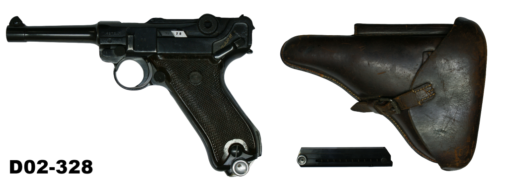 D02-328    9mmp Luger P-08 "Vopo" Service Pistol - Issue Leather Holster