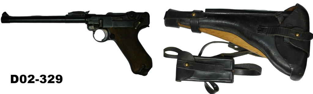 D02-329    9mmp Luger Artillery Pistol - Shoulder Stock/Holster