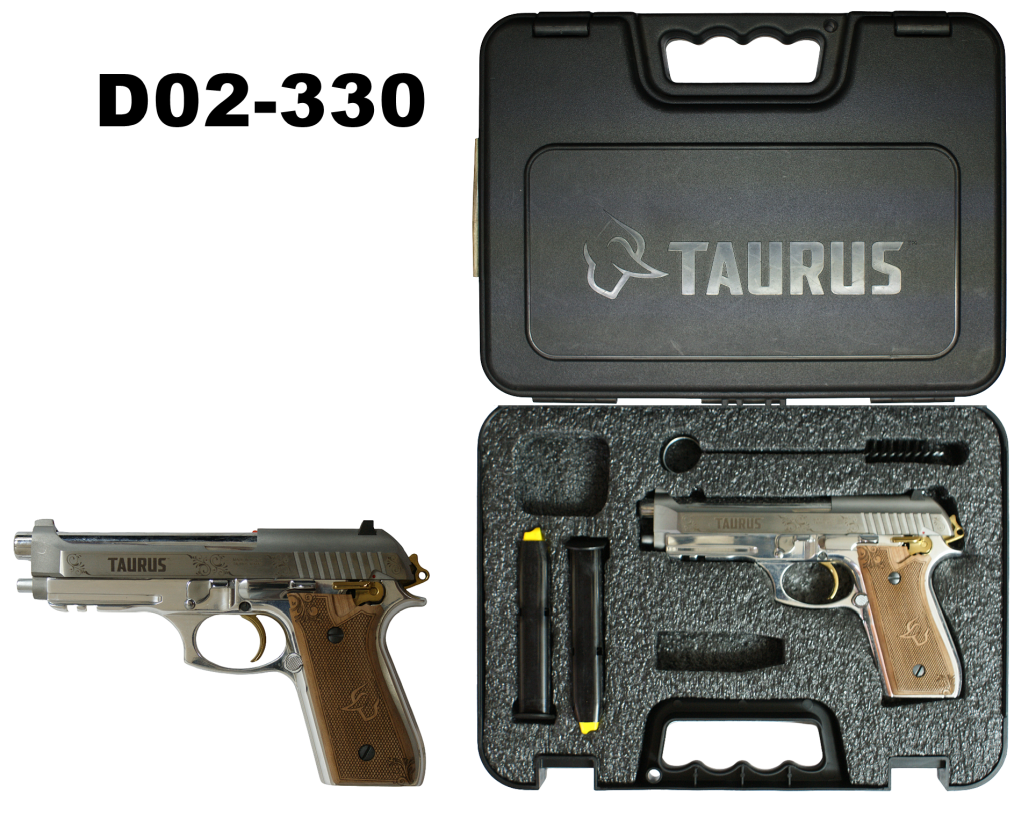 D02-330    9mmp Taurus 92 Limited Edition Pistol - Cased & Spare Magazine - New