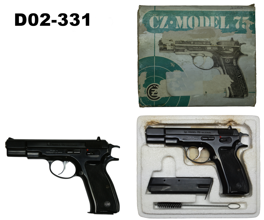 D02-331    9mmp CZ 75 Pistol - Boxed