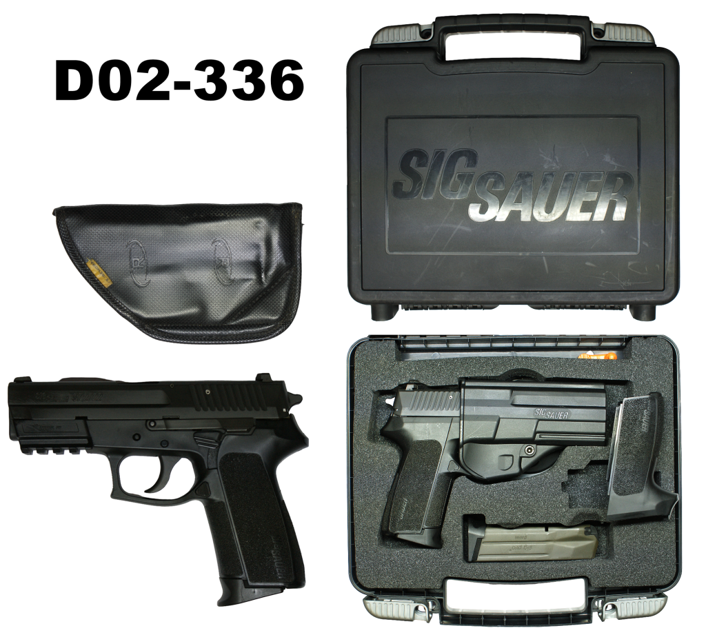 D02-336    9mmp Sig-Sauer P2022 Pistol - Cased