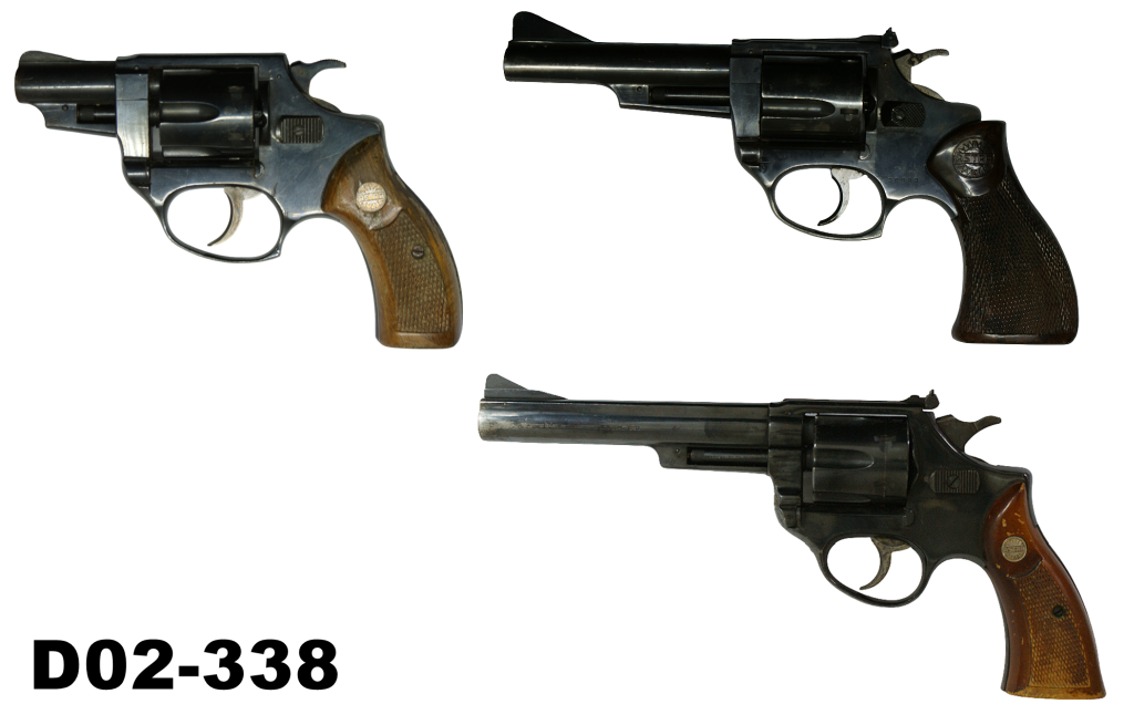 D02-338    .38spl Astra Revolvers x 2 + .32long Astra Cadix 2" Revolver
