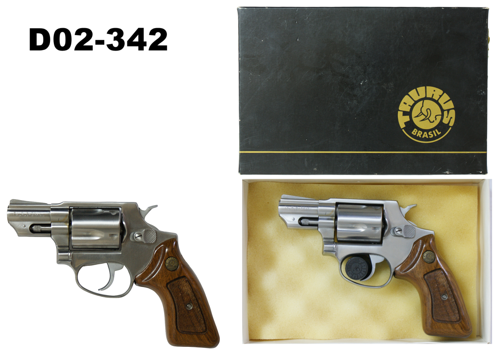 D02-342    .38spl Taurus M85 Stainless Steel 2" Revolver - Boxed