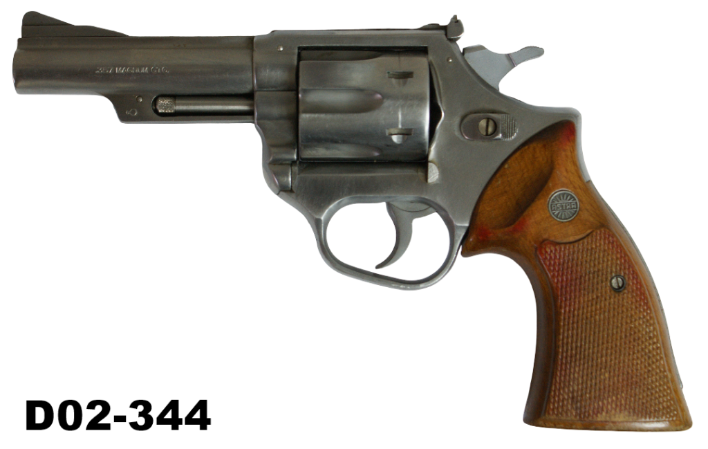D02-344    .357mag Astra "Inox" Stainless 4" Revolver