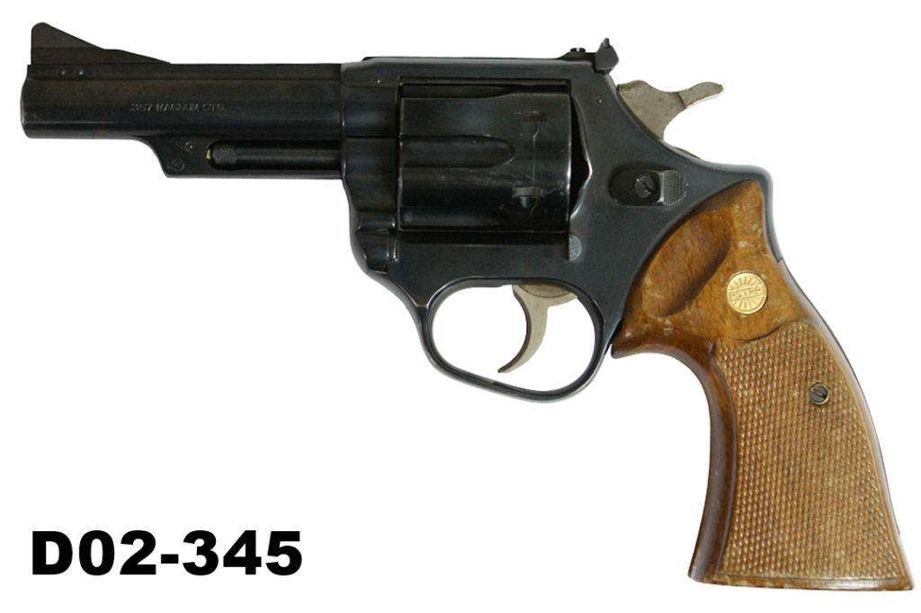 D02-345    .357mag Astra 4" Blue Revolver