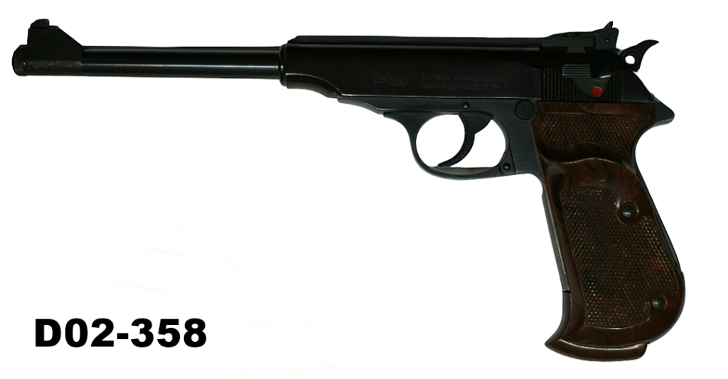 D02-358    .22lr Walther "PP Sport" 8,25" Pistol