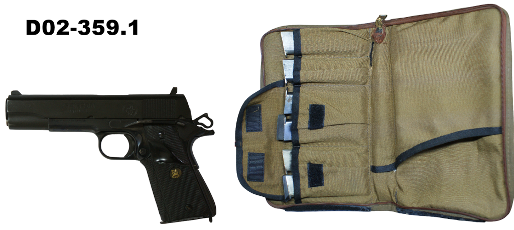 D02-359.1 .45acp Norinco Griffon 1911A1 Pistol - Caddy & Spare Magazines x 6