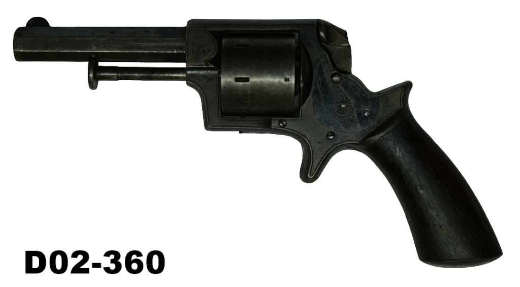 D02-360    .320 Cogswell & Harrison Tranter's Patent 3"  Revolver Pre-1898
